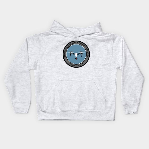 UAS Drone Pilot Kids Hoodie by BadgeWork